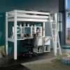 Lit compact 90×200 STUDIO blanc