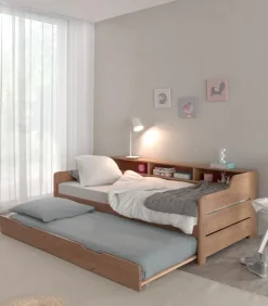 Lit pin massif 90×190 BORSEN