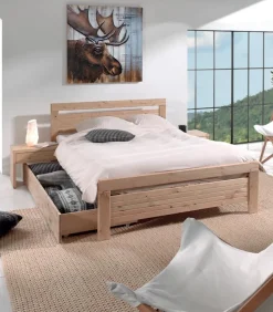Lit pin massif 2 places ZERMAT 140 x 200