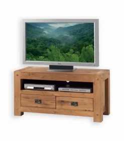 Meuble TV chêne huilé L 120 cm NORWAY