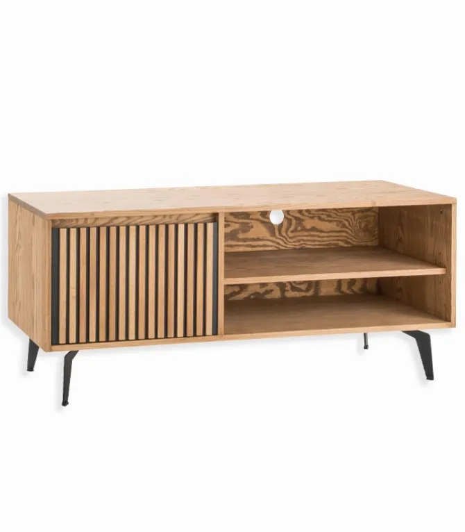 Meuble TV frêne ALSEN L 140 cm