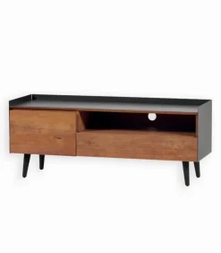 Meuble TV teck recyclé 1 porte LANGDON