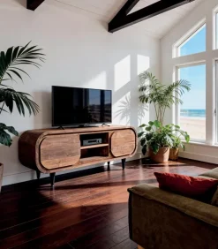 Meuble TV teck recyclé BORNEO L 151 cm