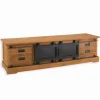 Meuble TV teck recyclé STANLEY