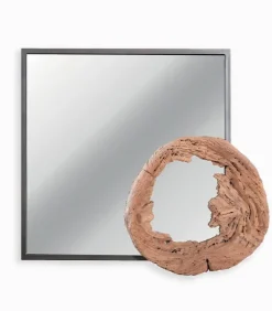 Miroir avec teck BANDUNG