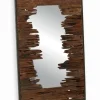 Miroir teck recyclé NATURE