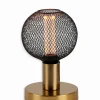 Pied métal doré RÖR pour ampoule