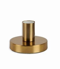Pied métal doré RÖR pour ampoule