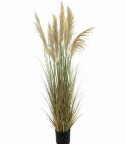 Plante artificielle PAMPA naturel en pot