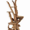 Porte-plantes teck 4 plateaux