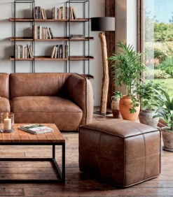 Pouf SABA cognac