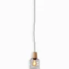Suspension abat-jour filaire spirale