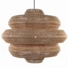 Suspension naturelle rotin RUCHE