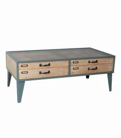 Table basse MINDY 4 tiroirs