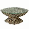 Table basse ovale bois flotté WOODREAM