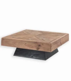 Table basse pin recyclé L 100 cm KAHYT