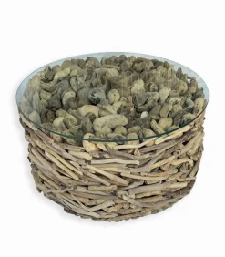 Table basse ronde bois flotté WOODREAM