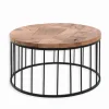 Table basse ronde teck KANTA