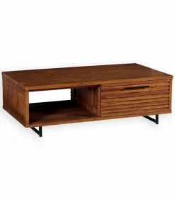 Table basse teck massif ARUNA