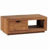 Table basse teck massif OLAND