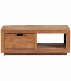 Table basse teck massif OLAND