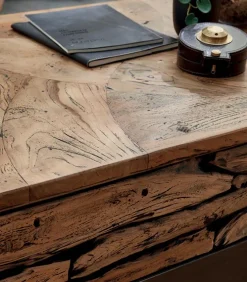 Table basse teck recyclé FEEL