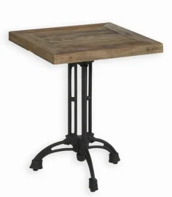 Table bistrot bois recyclé STERLING