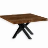 Table carrée teck massif WILLOW