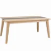 Table chêne blanchi BAMBOO