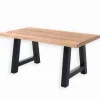 Table chêne massif blanchi NYORD