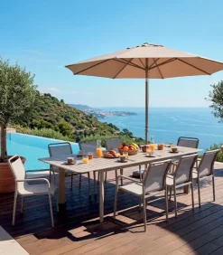 Table de jardin extensible SAMET