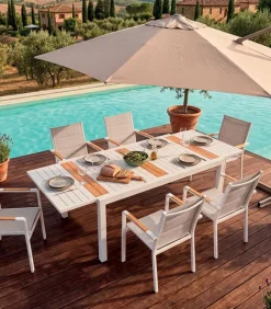 Table de jardin extensible LANTA