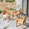 Table de jardin ovale avec allonge PAPEETE