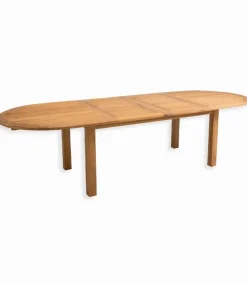 Table de jardin ovale avec allonge VARU
