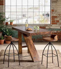 Table haute bois de suar LANGON