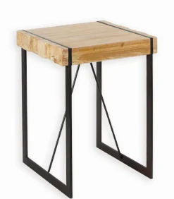 Table haute sapin et métal FABRIK