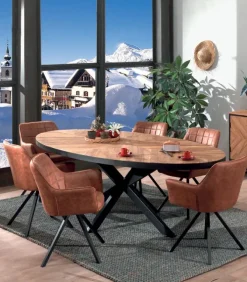 Table ovale teck RAMA