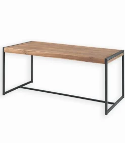 Table rectangulaire teck et métal BROWTON