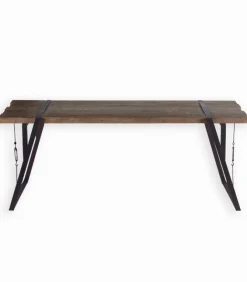 Table sapin massif pieds métal WESTMOUNT