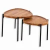 Tables basses gigogne teck ILFORD