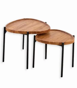 Tables basses gigogne teck ILFORD