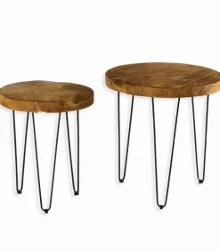 Tables basses gigogne teck Costa