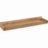 Tablette murale en bois huilé