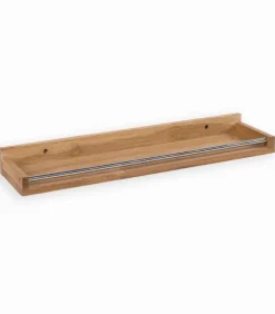 Tablette murale en bois huilé