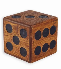Tabouret DÉ en teck