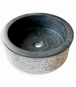 Vasque ronde à poser en marbre